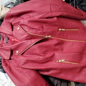 Baccini Faux Leather Jacket